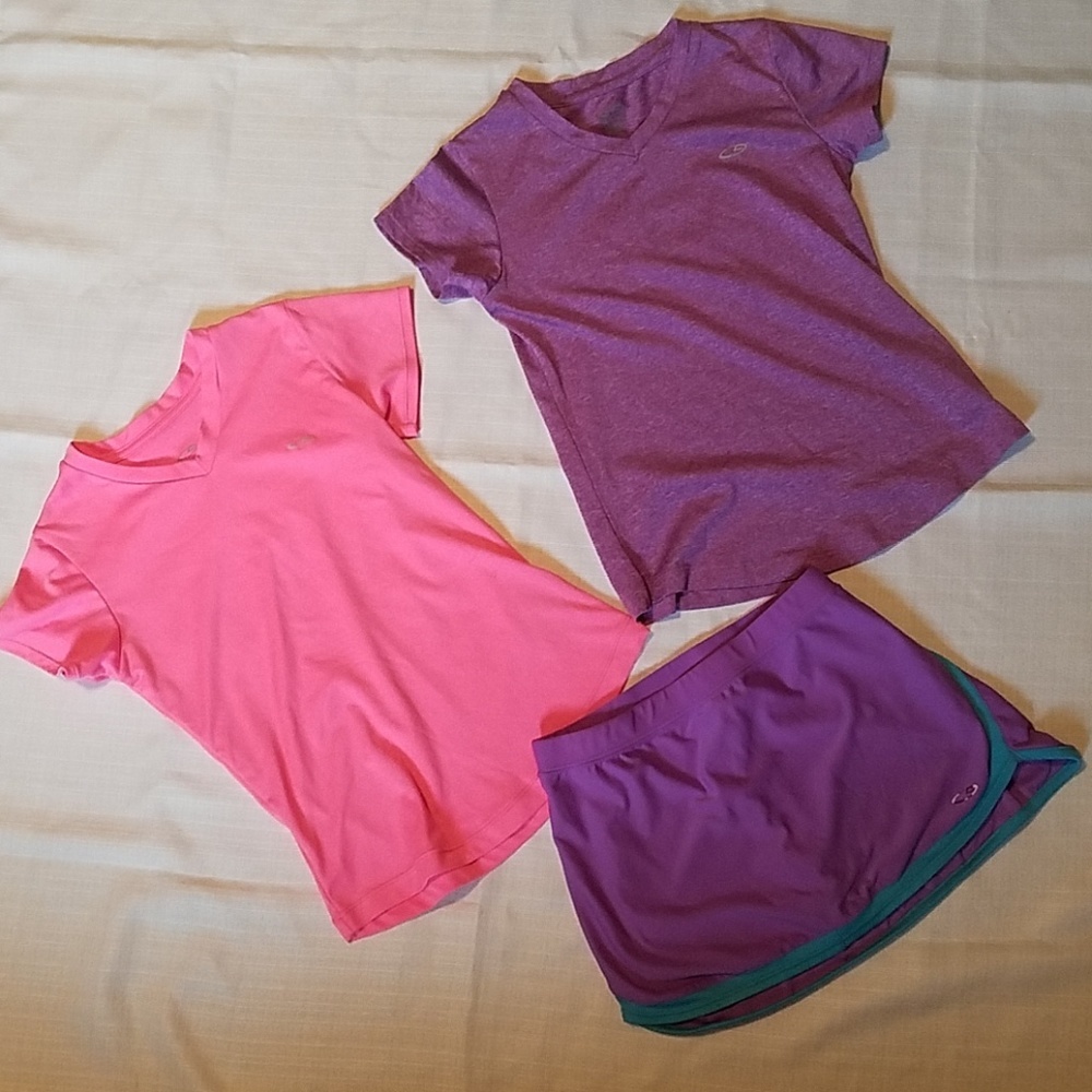 3 bundle girl size M activity,exercising set